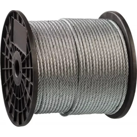 Трос стальной ЗУБР "ПРОФЕССИОНАЛ", оцинкованный, DIN 3055, d=10 мм, L=50 м 4-304110-10 купить в Надыме