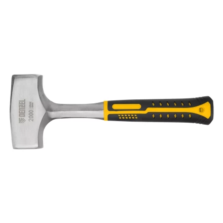 Кувалда 2 кг, цельнометаллическая, двухкомпонентная рукоятка Denzel 11013 купить в Надыме