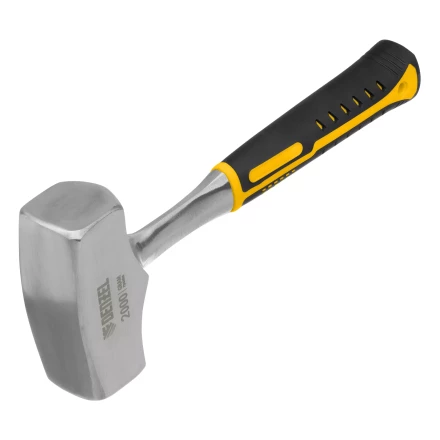 Кувалда 2 кг, цельнометаллическая, двухкомпонентная рукоятка Denzel 11013 купить в Надыме