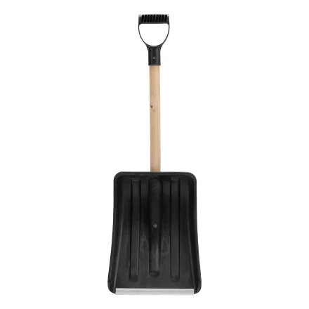 Лопата для уборки снега полипропиленовая Sparta, 275х365х870 мм, деревянный черенок, Россия 61653 купить в Надыме