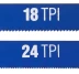Полотно ЗУБР "ПРОФЕССИОНАЛ" по металлу, биметаллическое 24TPI шаг 1мм, 300мм, 50шт 15855-24-50 купить в Надыме