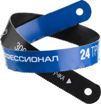 Полотно ЗУБР &quot;ПРОФЕССИОНАЛ&quot; по металлу, биметаллическое 24TPI шаг 1мм, 300мм, 50шт 15855-24-50 купить в Надыме