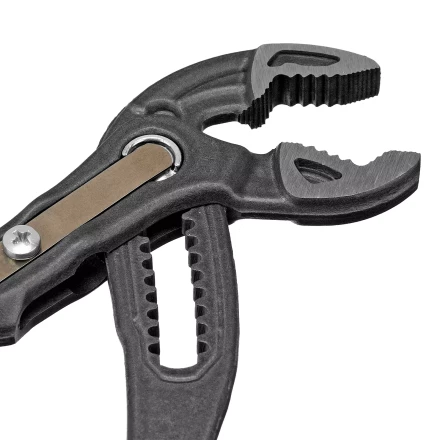 Клещи переставные Denzel 17906, кнопочный механизм, обливные рукоятки, 250 мм купить в Надыме