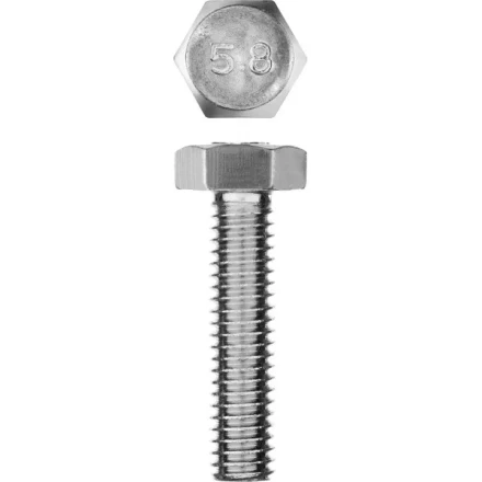 Болт ГОСТ 7798-70, M6 x 25 мм, 7 шт, кл. пр. 5.8, оцинкованный, ЗУБР 303086-06-025 купить в Надыме
