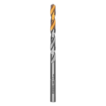 Сверло спиральное по металлу Denzel 5,5 x 93 мм, Р6М5, Golden Tip 718234 купить в Надыме