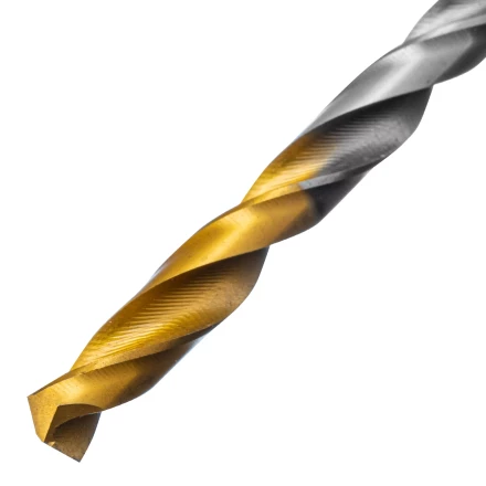 Сверло спиральное по металлу Denzel 5,5 x 93 мм, Р6М5, Golden Tip 718234 купить в Надыме