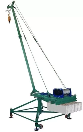 Кран стреловой поворотный &quot;МАСТЕР-3&quot; 1000 кг 50 м с противовесами без колес 1010284 купить в Надыме