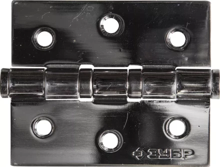 Петля универсальная ЗУБР "ЭКСПЕРТ", 2 подшипника, цвет хром (CP), с крепежом, 75х63х2,5мм, 2 шт 37601-075-2 купить в Надыме