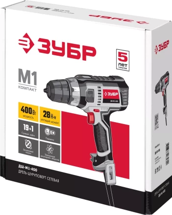 Дрель-шуруповерт сетевая ДШ-М1-400 серия МАСТЕР купить в Надыме