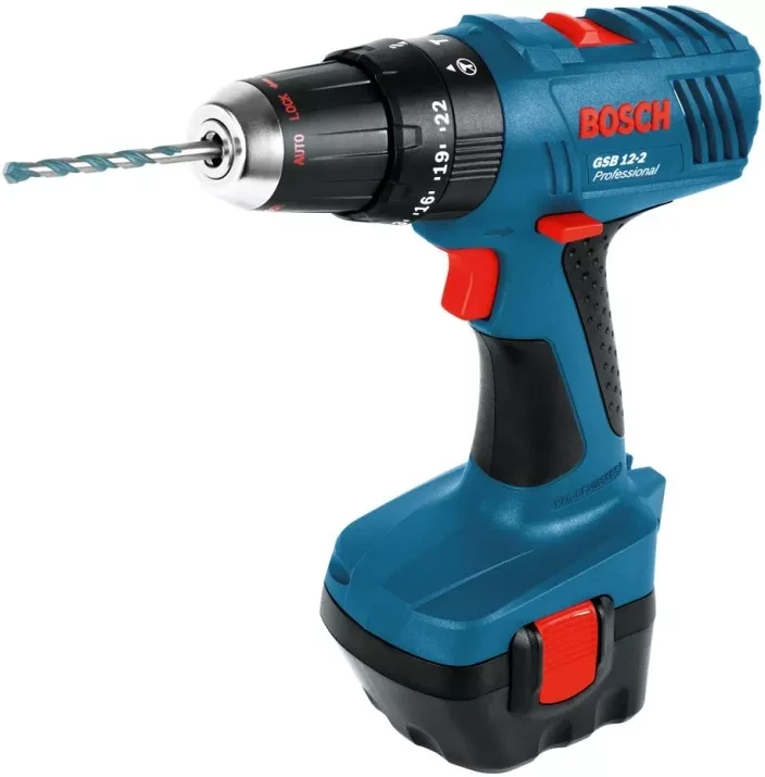 Дрель-шуруповерт аккумуляторная Bosch GSB 12-2 в кейсе (0.601.9А7.500) купить в Надыме