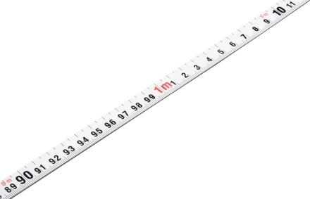 Мерная лента геодезическая со стальным нейлоновым полотном и х4 смоткой 34185-100 купить в Надыме