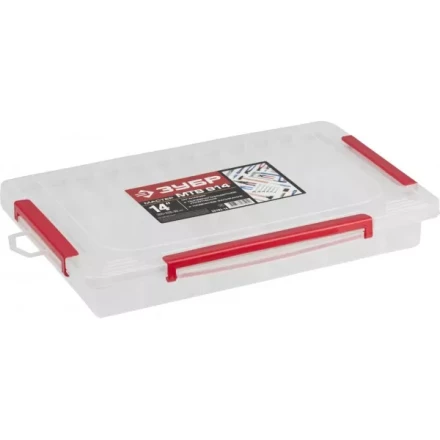 Органайзер ЗУБР "МАСТЕР" для крепежа и принадлежностей, 350х228х80мм (14") 38193-14 купить в Надыме