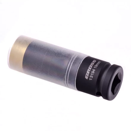 Головка ударная шестигранная для колесных дисков 19 мм 1/2 CrMo Gross 13194 купить в Надыме