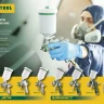Краскопульт пневматический KRAFTOOL "PRO" Jeta 1000, HVLP, c верхним бачком, 1,3мм 06559-1.3 купить в Надыме