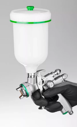 Краскопульт пневматический KRAFTOOL "PRO" Jeta 1000, HVLP, c верхним бачком, 1,3мм 06559-1.3 купить в Надыме