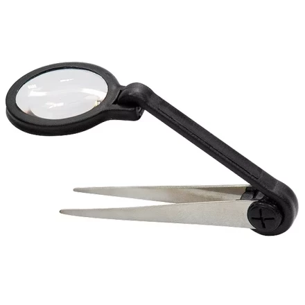 Лупа регулируемая с пинцетом 8-кратная D 25 мм Sparta 913805 купить в Надыме