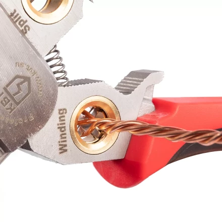 Мультитул-длинногубцы КВТ MT-03т (7 в 1) с функцией снятия изоляции, резки и детектором напряжения (102402) купить в Надыме