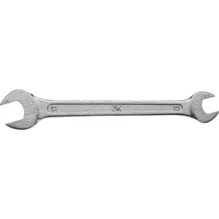 Ключ рожковый гаечный ЗУБР "СТАНДАРТ", оцинкованный, 13х17мм 27115-13-17 купить в Надыме