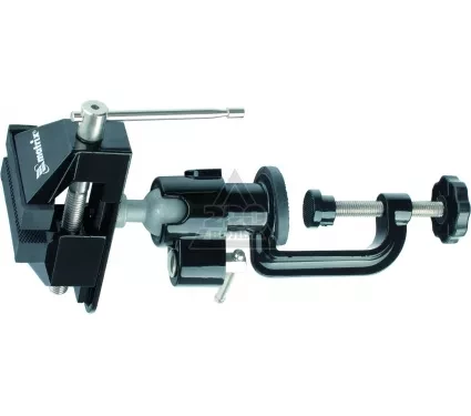 Тиски настольные многофункциональные смен.насадка-хомут для дрели,шарнирный мех-зм 70 мм  MATRIX 18508 купить в Надыме