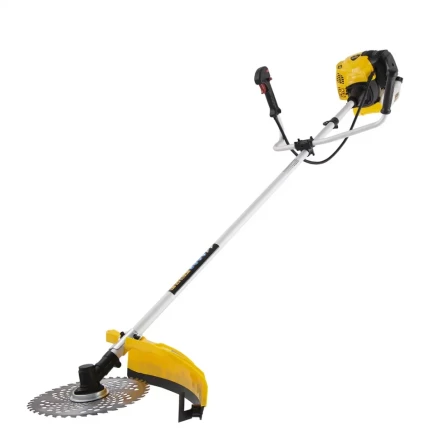 Триммер бензиновый DTL-52, 52 см3, неразъемная штанга, состоит из 2 частей Denzel 96265 купить в Надыме