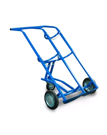 Тележка для баллонов пропан + кислород TOR ТГК-П, 2 баллона (250 резина + 160 поворотное) 1012421 купить в Надыме