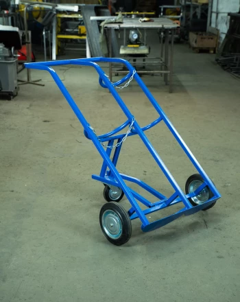 Тележка для баллонов пропан + кислород TOR ТГК-П, 2 баллона (250 резина + 160 поворотное) 1012421 купить в Надыме