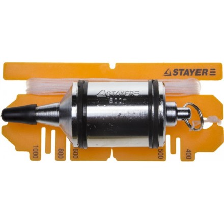 Отвес STAYER &quot;PROFI&quot; строительный со шнуром, с противоударными ободками, 800 г 06352-80 купить в Надыме