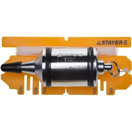 Отвес STAYER "PROFI" строительный со шнуром, с противоударными ободками, 800 г 06352-80 купить в Надыме