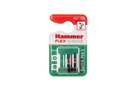 Бита HAMMER PH1 25мм (2шт) купить в Надыме