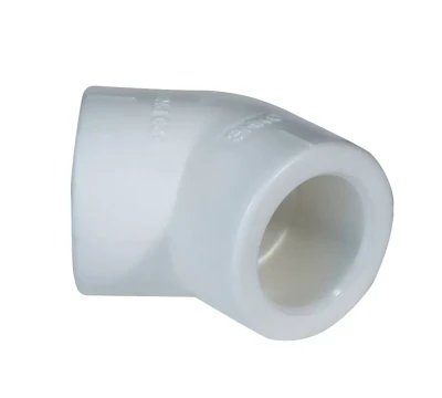 Уголок PP-R 45° 20мм белый (100/1000) 45350