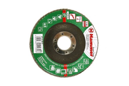 Круг Лепестковый Торцевой (КЛТ) HAMMER КЛТ 1 Ф115х22 Р80 213-003 купить в Надыме