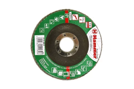 Круг Лепестковый Торцевой (КЛТ) HAMMER КЛТ 1 Ф115х22 Р80 213-003 купить в Надыме