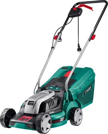 ЗУБР 1300 Вт, ш/с 33 см, сетевая газонокосилка (ГС-33-1310) купить в Надыме