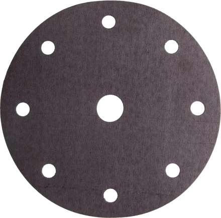 Круг шлифовальный URAGAN "Универсальный водостойкий с покрытием стеарата цинка" на липучке, 9 отв., P320, 150мм, 50шт 907-44114-320-50 купить в Надыме