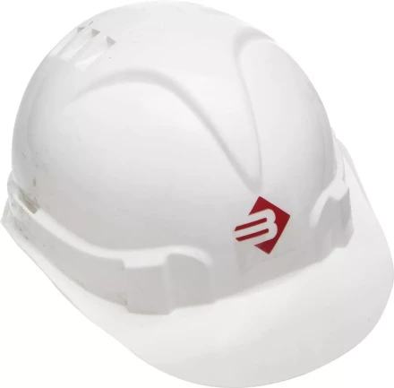Каска защитная ЗУБР "ЭКСПЕРТ" храповый механизм регулировки размера, белая 11094-2 купить в Надыме