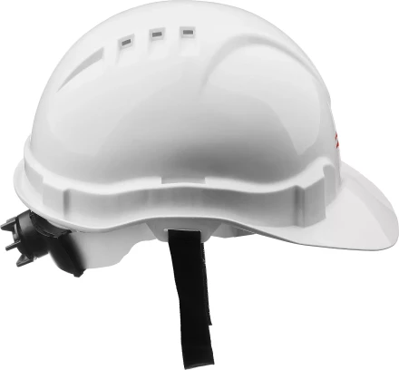 Каска защитная ЗУБР "ЭКСПЕРТ" храповый механизм регулировки размера, белая 11094-2 купить в Надыме