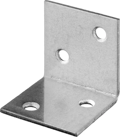 ЗУБР УМШ-1.5, 30 x 30 x 30 x 1.5 мм, белый цинк, широкий мебельный уголок (31034-30) купить в Надыме