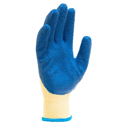 Перчатки трикотажные, полиэфирные, латексное рельефное покрытие, размер 8// Сибртех 677515 купить в Надыме