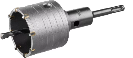 Коронка ЗУБР буровая,  коническая посадка центрирующего сверла, SDS-Plus хвостовик, в сборе, 65мм 2918-65_z01 купить в Надыме