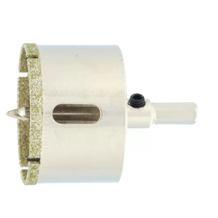 Сверло по керамической плитке и стеклу Сибртех, 45 х 55 мм, шестигранный хвостовик, с центрующим сверлом, 72721 купить в Надыме