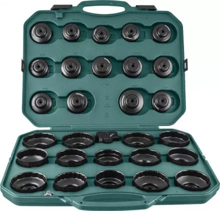 Комплект чашек для съема масляных фильтров 65-120мм  30 предметов  AI050004A Jonnesway 47556 купить в Надыме