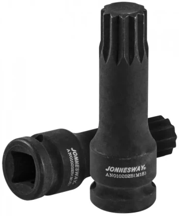 Торцевая насадка 1/2"DR M18x78мм для задней ступицы автомобилей VAG  AN010202B Jonnesway 49446 купить в Надыме