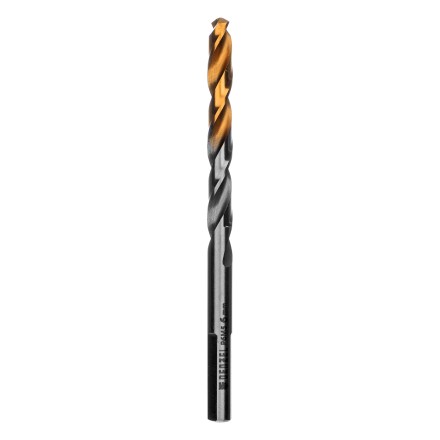 Сверло спиральное по металлу Denzel 6 x 93 мм, Р6М5, Golden Tip, 718235 купить в Надыме