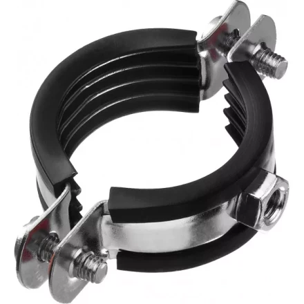 Хомут трубный с гайкой, оцинкованный, 1 1/4", 8шт, ЗУБР Мастер 37850-40-45 37850-40-45 купить в Надыме