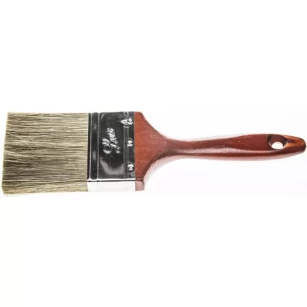 Кисть плоская STAYER "LASUR - LUX", деревянная ручка, смешанная щетина, 75мм 01051-075 купить в Надыме