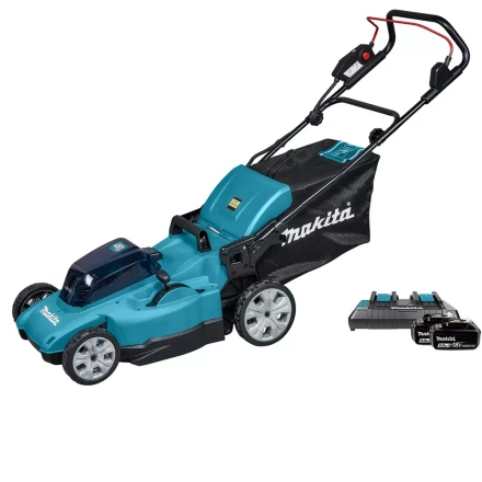 Аккумуляторная газонокосилка 48см, 2х18V Makita DLM480CT2 ( 2* АКБ 5Ач, ЗУ ) купить в Надыме