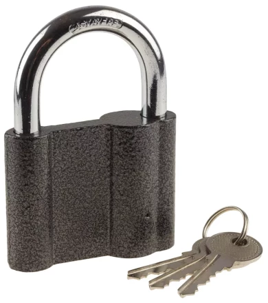 Замок STAYER "MASTER" навесной, металлический корпус, с закаленной дужкой, в коробке, 70мм 37145-70 купить в Надыме