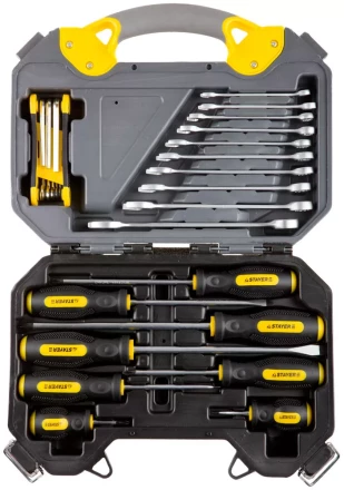 Набор инструментов STAYER "PROFI" универсальный, высококачественная CRV сталь, хромированное покрытие, 26 предметов 27710-H26 купить в Надыме