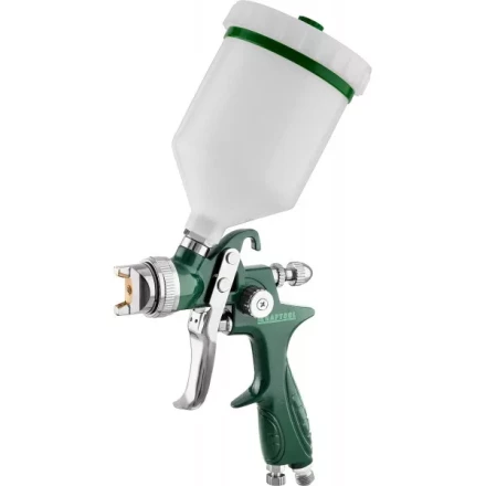 Краскопульт пневматический KRAFTOOL AirKraft, HVLP, c верхним бачком, 1,4мм 06522-1.4 купить в Надыме