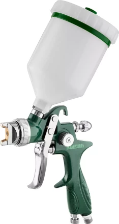 Краскопульт пневматический KRAFTOOL AirKraft, HVLP, c верхним бачком, 1,4мм 06522-1.4 купить в Надыме